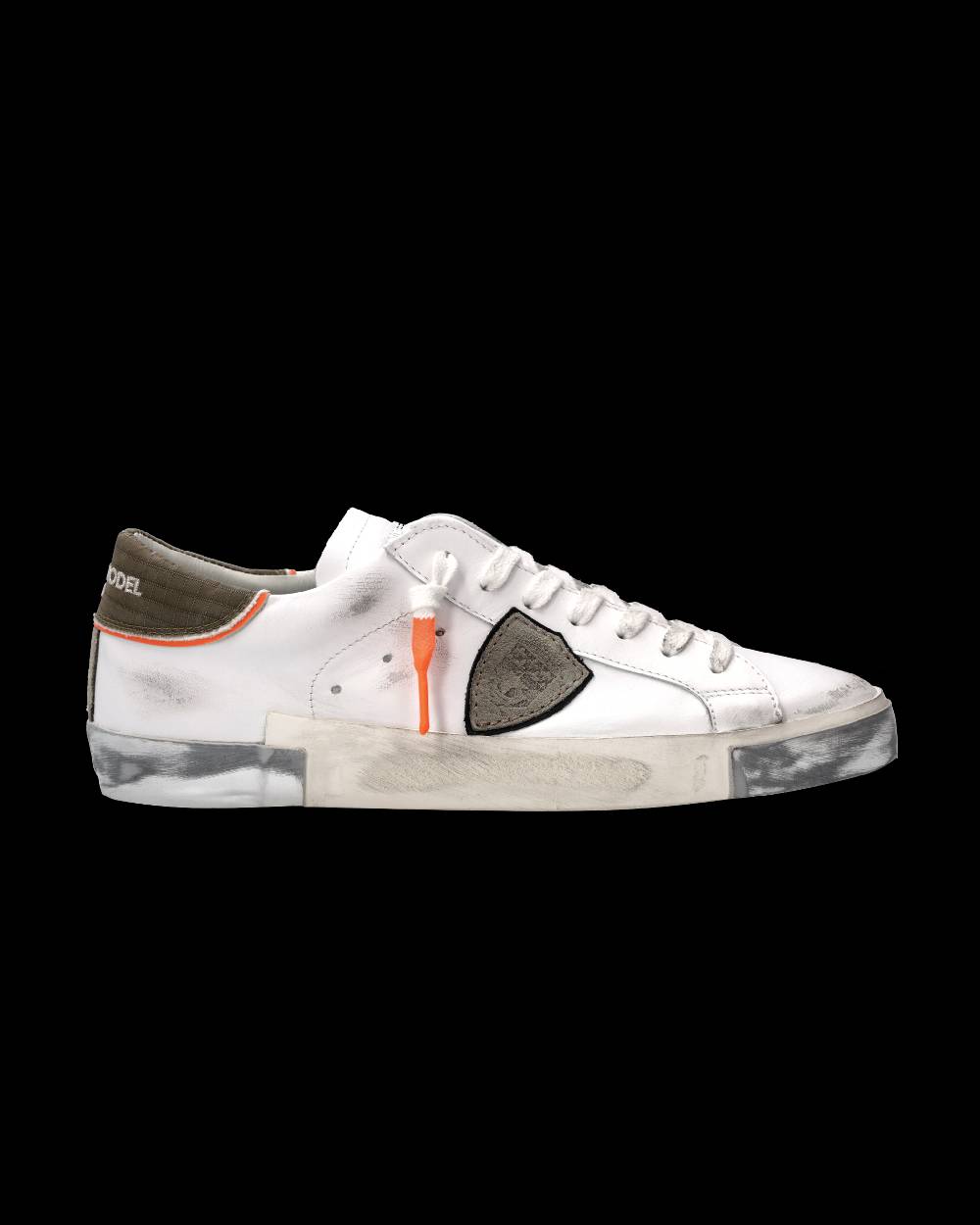 Philippe Model Sneaker Prsx Uomo, Bianco Verde In Linea