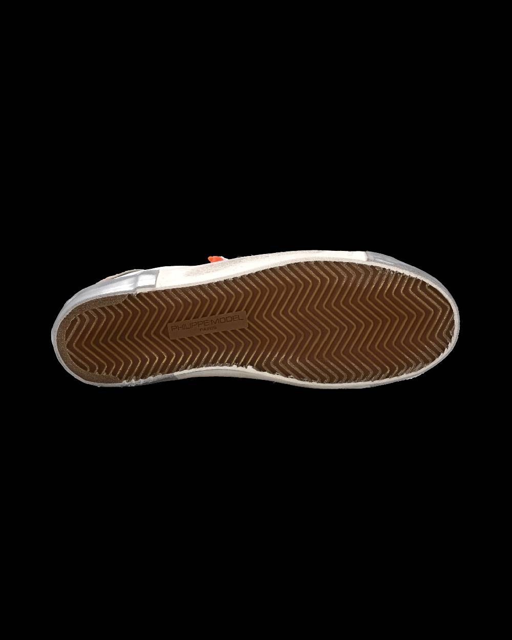 Philippe Model Sneaker Prsx Uomo, Bianco Verde In Linea