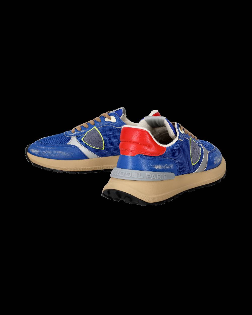 Philippe Model Sneakers Antibes da Uomo Bluette in Tessuto Tecnico Convenienza