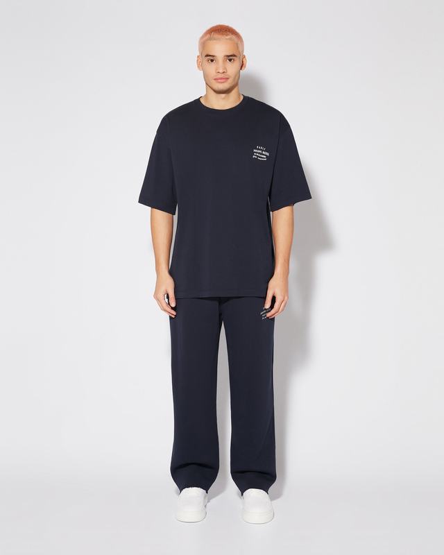 Philippe Model T-Shirt Maurice da Uomo Blu in Jersey Sconto