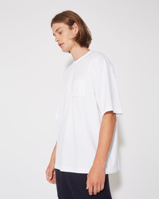 Philippe Model T-Shirt Maurice da Uomo Bianca in Jersey Online