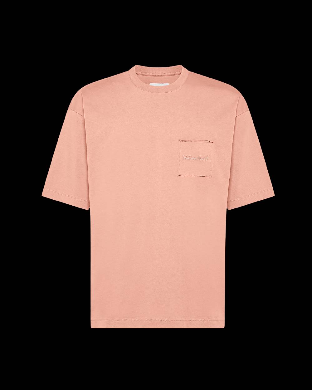 Philippe Model T-Shirt Maurice da Uomo Rosa in Jersey Outlet