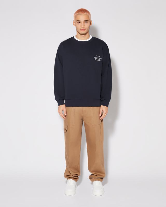 Philippe Model Felpa girocollo Benjamin da Uomo Blu in Jersey Offerte