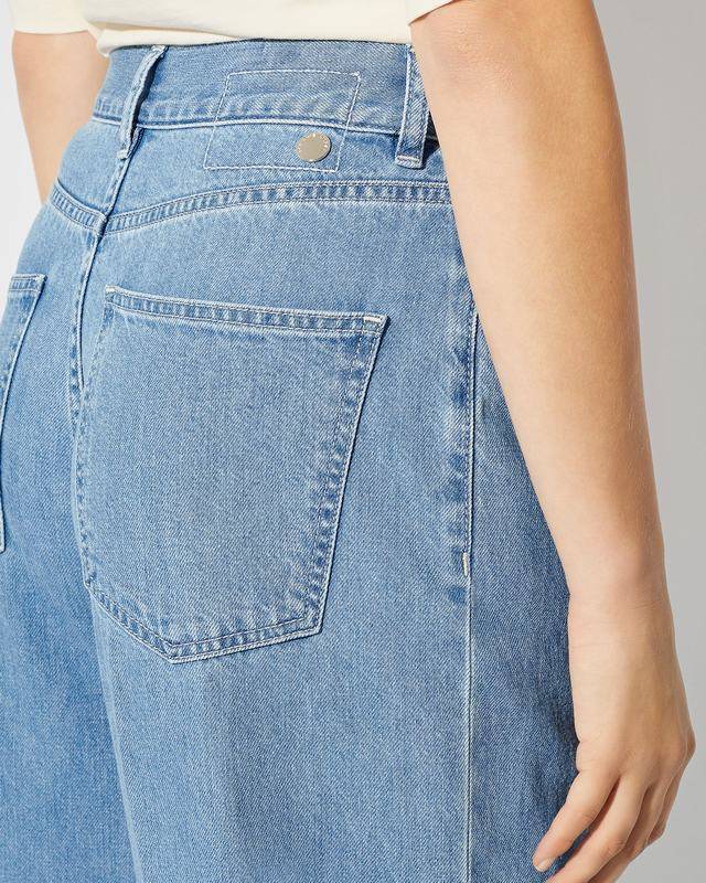 Philippe Model Jeans Charlotte da Donna Azzurro in Denim Vendita
