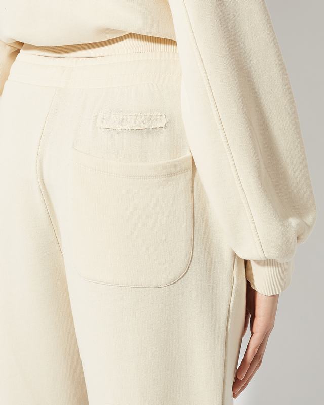 Philippe Model Pantaloni Claire da Donna Beige ecru in Jersey Spedizione Gratuita