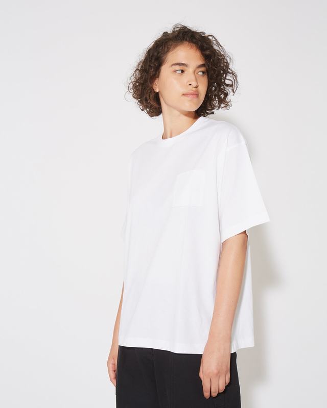 Philippe Model T-Shirt Monique da Donna Bianca in Jersey Soddisfazione Garantita