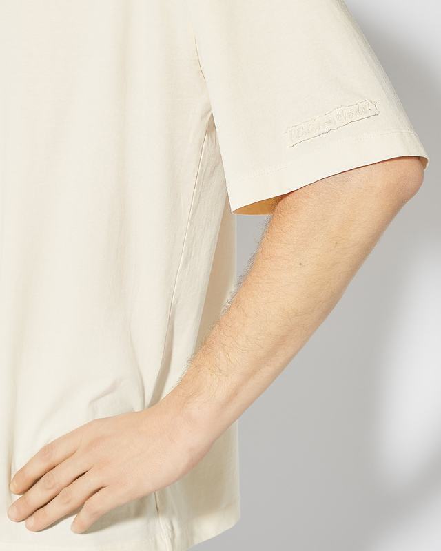 Philippe Model T-Shirt Maurice da Uomo Beige ecru in Jersey Negozi Online
