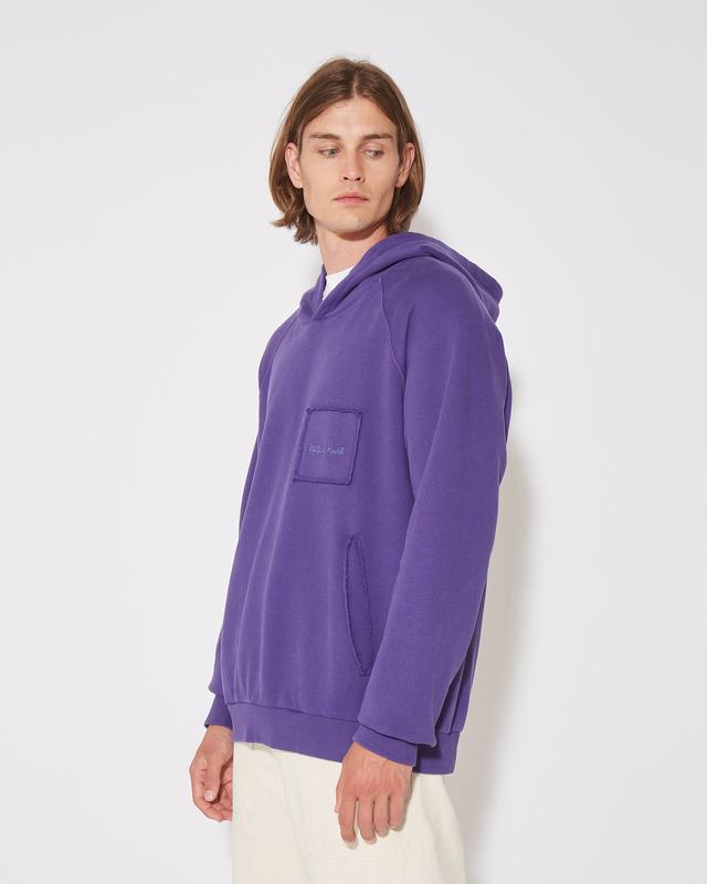 Philippe Model Felpa con cappuccio JEAN da Uomo Viola in Jersey Promozione Limitata