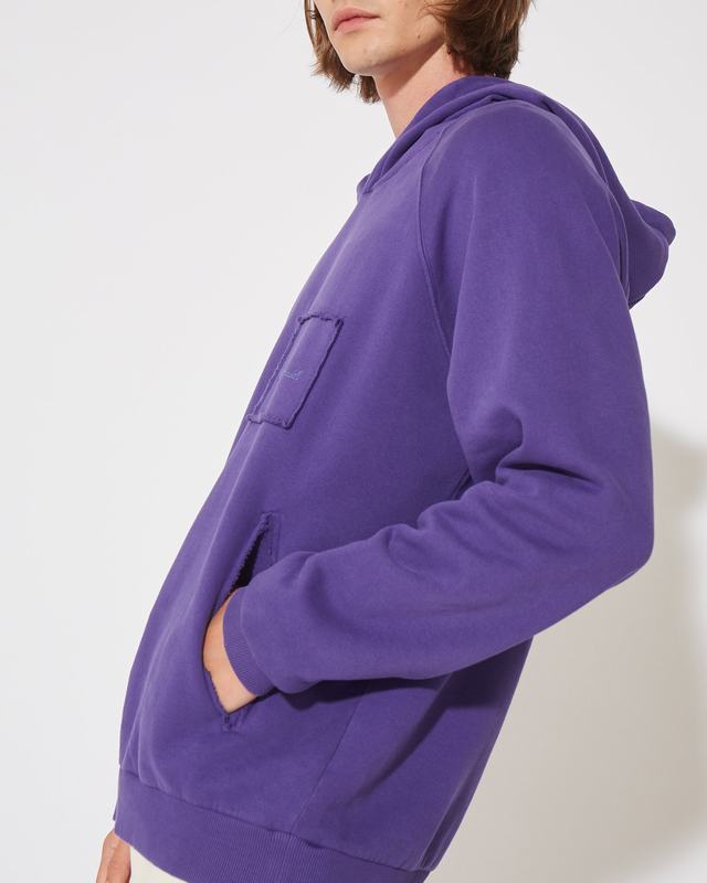 Philippe Model Felpa con cappuccio JEAN da Uomo Viola in Jersey Promozione Limitata