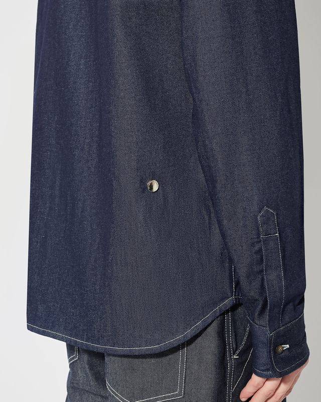 Philippe Model Denim Overshirt David da Uomo Blu in Denim Affare Del Giorno
