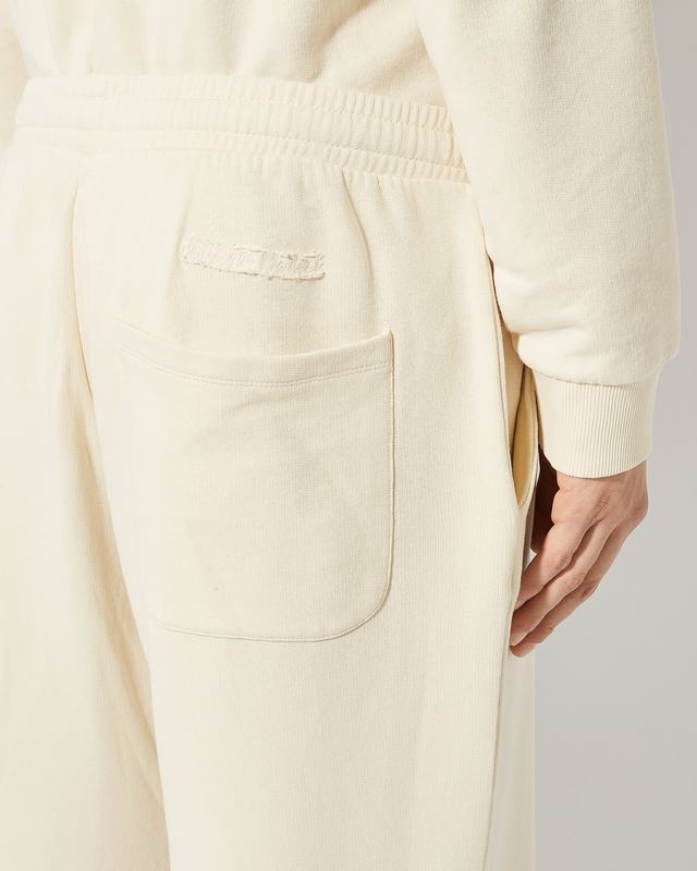 Philippe Model Pantaloni Christophe da Uomo Beige ecru in Jersey Sottocosto