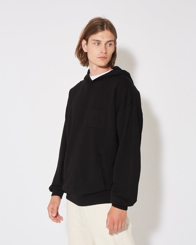 Philippe Model Felpa con cappuccio JEROME da Uomo Nera in Jersey Sconto