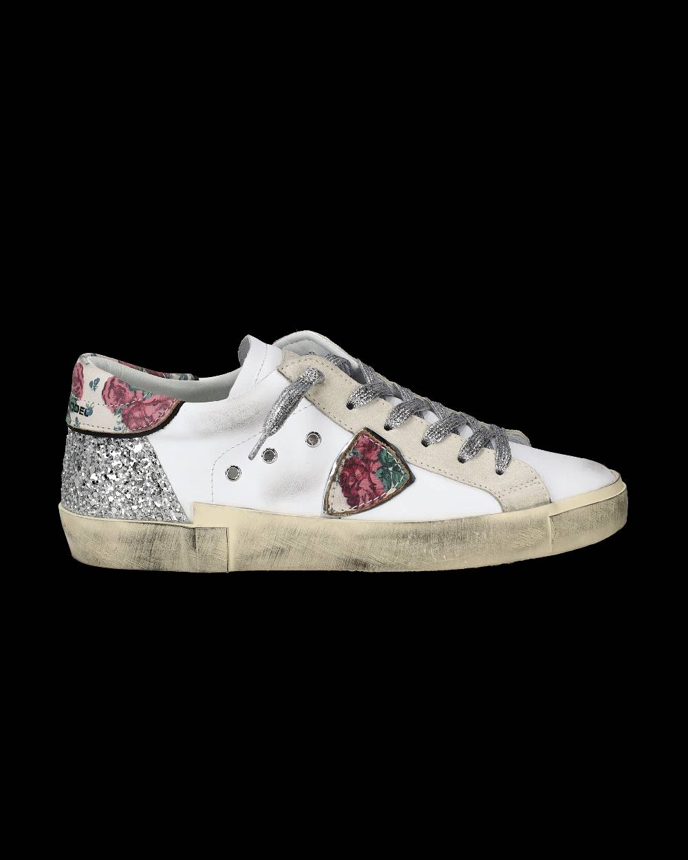 Philippe Model Sneakers Prsx da Donna Bianche e Argento in Pelle Vendite Flash