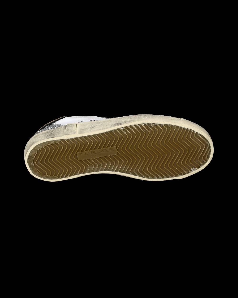 Philippe Model Sneakers Prsx da Donna Bianche e Argento in Pelle Vendite Flash