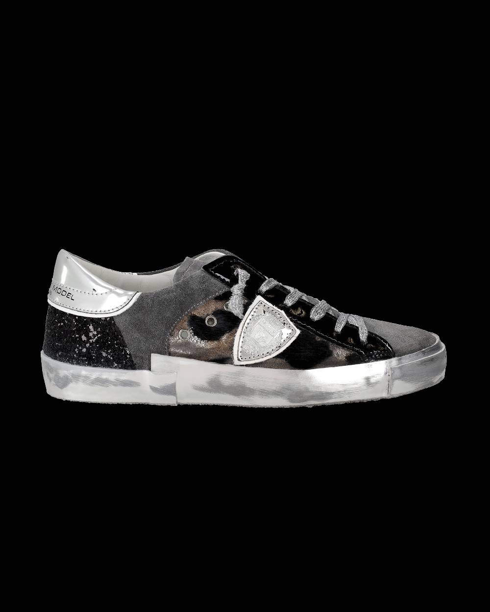 Philippe Model Sneaker basse Paris donna - nero e grigio Negozio