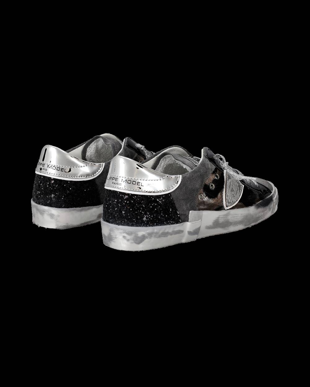Philippe Model Sneaker basse Paris donna - nero e grigio Negozio