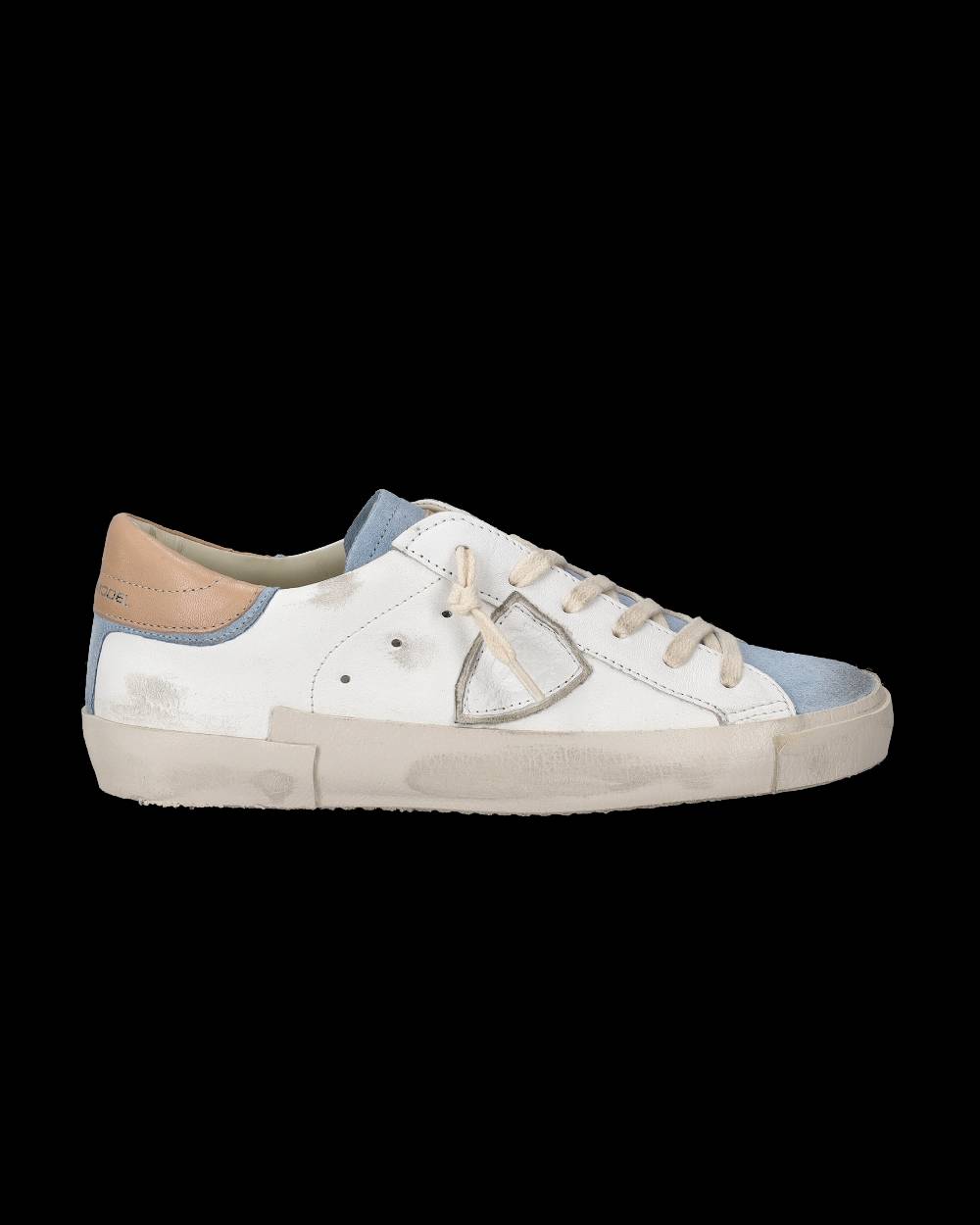 Philippe Model Sneaker basse Paris donna - bianco e azzurro Nuova