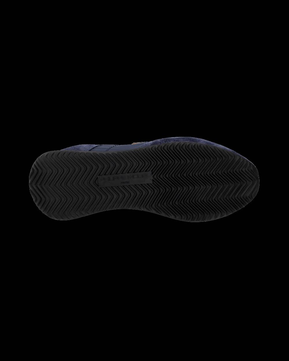 Philippe Model Snaker bassa Trpx donna - blu e argento Nuovo