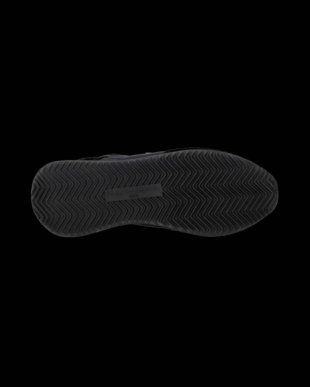 Philippe Model Snaker bassa Trpx donna - nero e argento Spedizione Gratuita