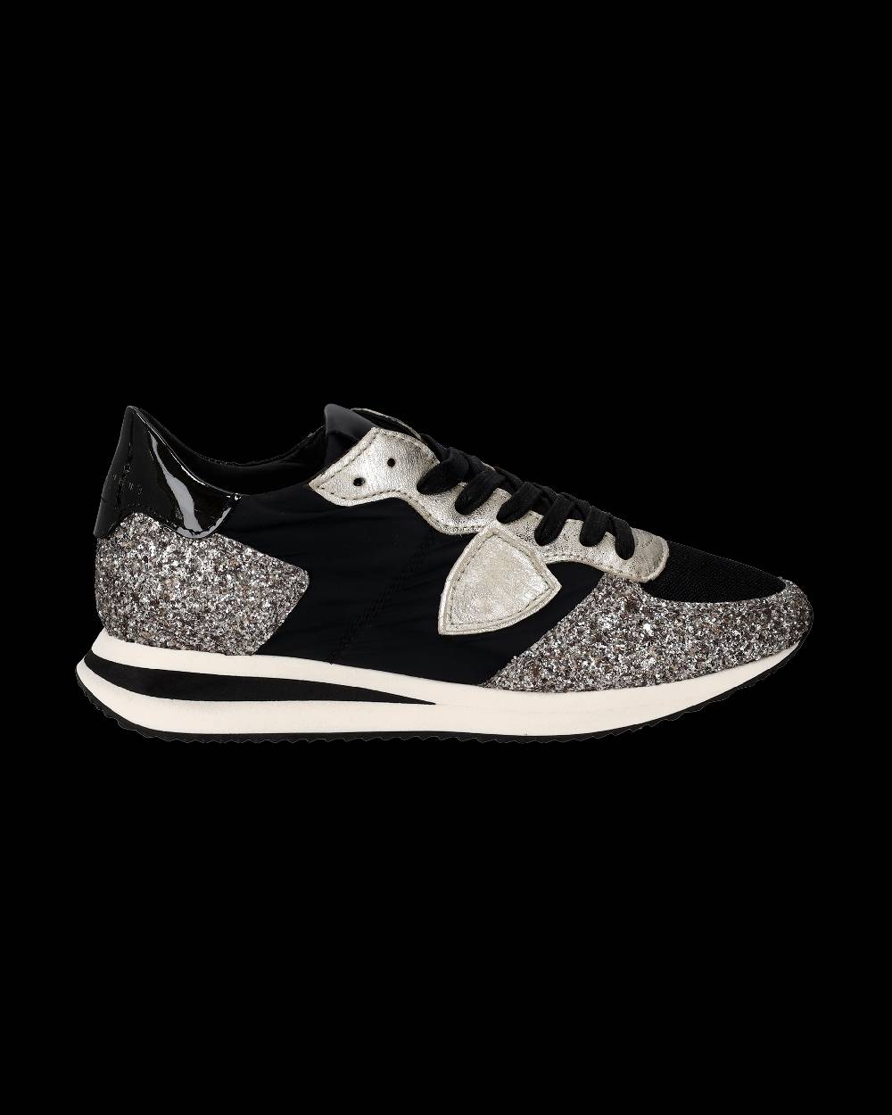 Philippe Model Sneaker bassa Trpx donna - nero e platinato Qualità Garantita