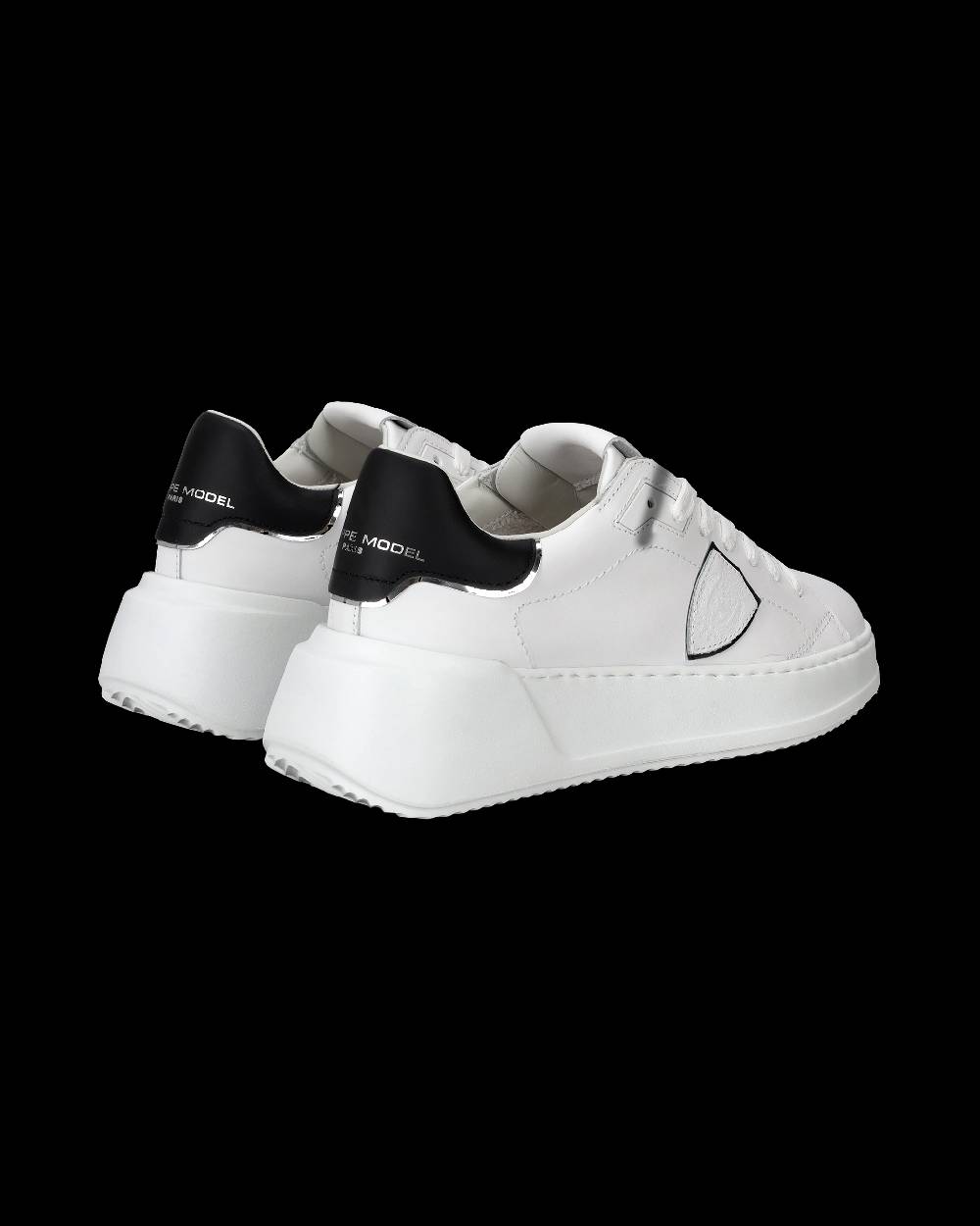 Philippe Model Sneaker basse Tres Temple donna - bianco e nero Promozione Limitata
