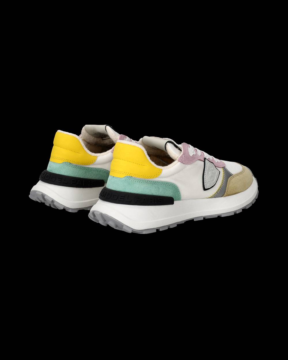 Philippe Model Sneakers Antibes da Donna Bianche e Rosa in Tessuto Tecnico Convenienza