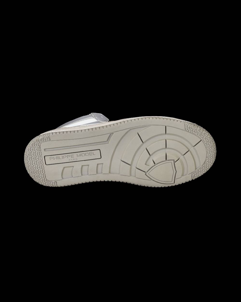 Philippe Model Sneaker mid rise Lyon donna - argento e bianco Sconto