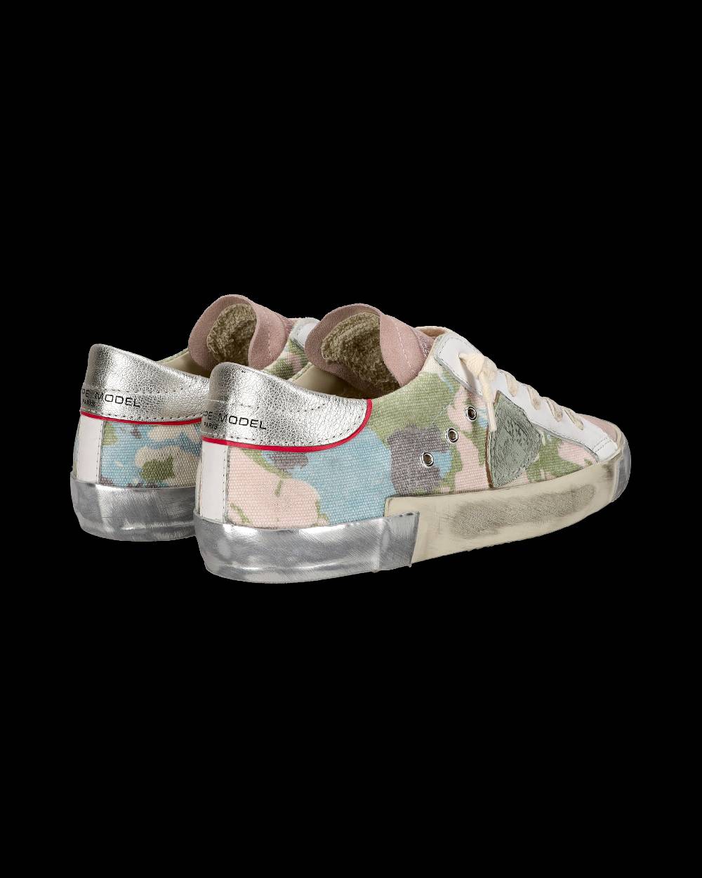 Philippe Model Sneaker bassa PRSX donna - verde e oro In Vendita