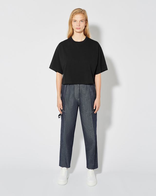 Philippe Model Jeans Coline da Donna Blu in Denim Vendita Calda