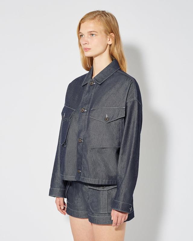 Philippe Model Giacca in denim Giselle da Donna Blu in Denim Saldi