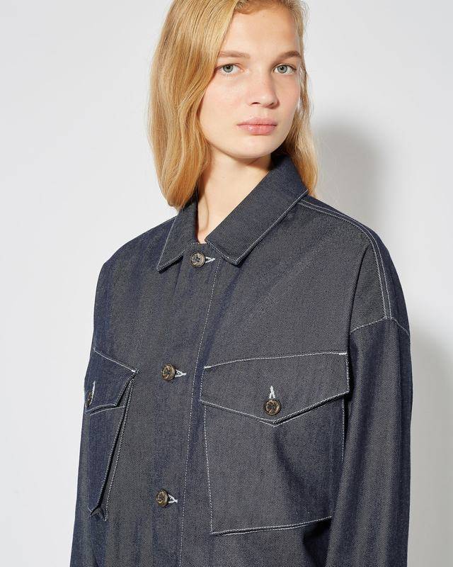 Philippe Model Giacca in denim Giselle da Donna Blu in Denim Saldi