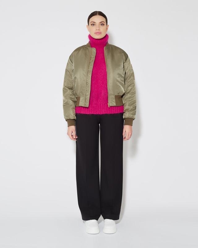 Philippe Model Giacca bomber Giulliet da Donna Verde in Jersey In Saldo