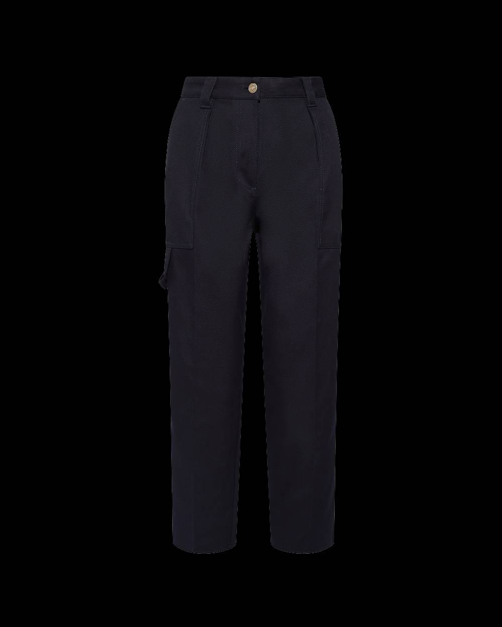 Philippe Model Pantaloni regular Coline da Donna Blu in Cotone Italia