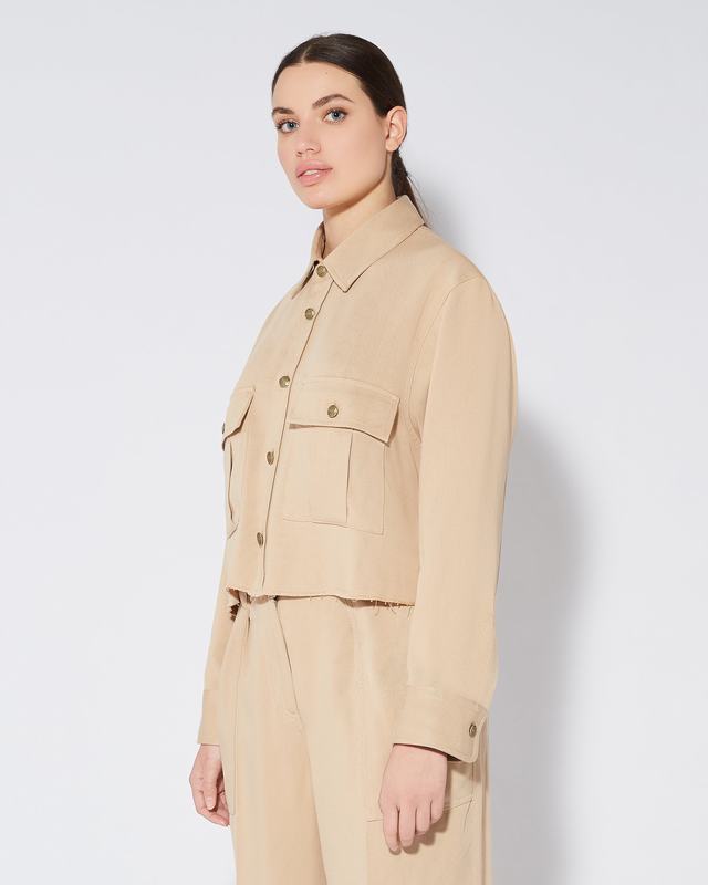 Philippe Model Camicia militare Dorette da Donna Marrone in Cotone 2025