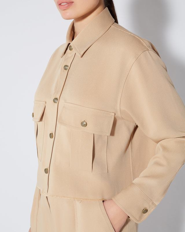 Philippe Model Camicia militare Dorette da Donna Marrone in Cotone 2025
