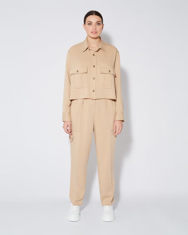 Philippe Model Camicia militare Dorette da Donna Marrone in Cotone 2025