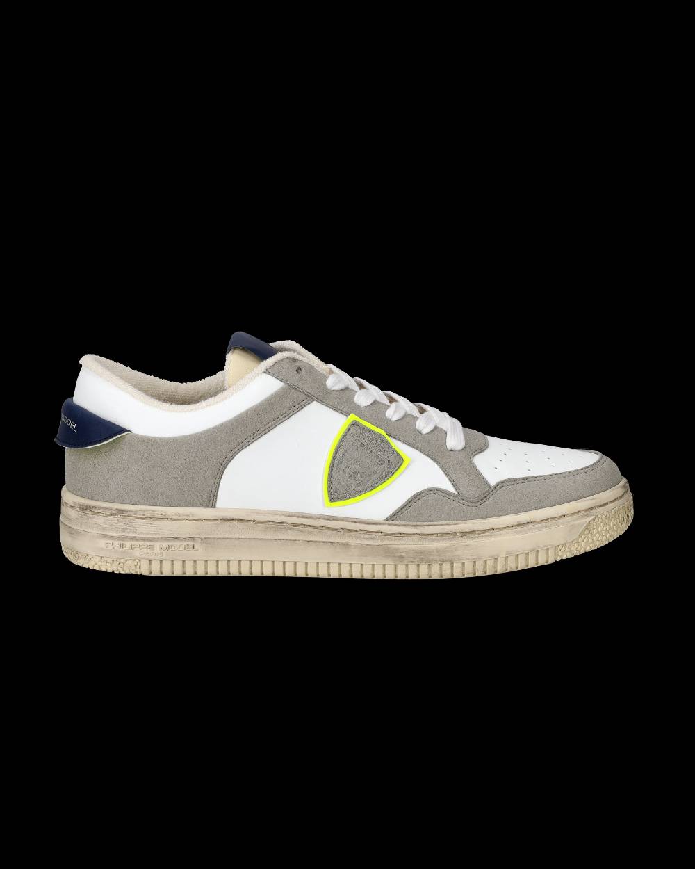 Philippe Model Sneaker basse Lyon uomo - bianco, blu e giallo Novità