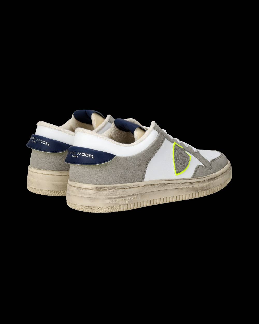 Philippe Model Sneaker basse Lyon uomo - bianco, blu e giallo Novità