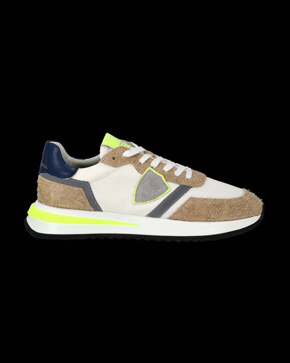 Philippe Model Sneaker basse Tropez 2.1 uomo - bianco, marrone e giallo Sconto