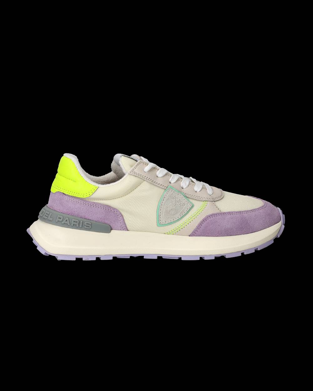 Philippe Model Sneakers Antibes da Donna Bianche e Gialle in Tessuto Tecnico In Vendita