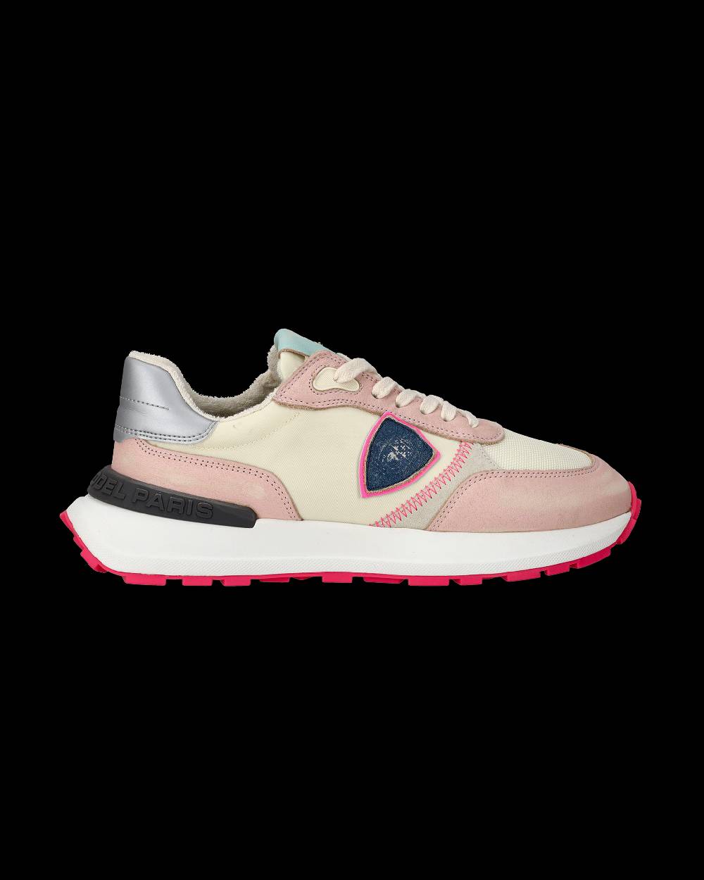 Philippe Model Sneaker running basse Antibes donna - rosa e burro Hotsell