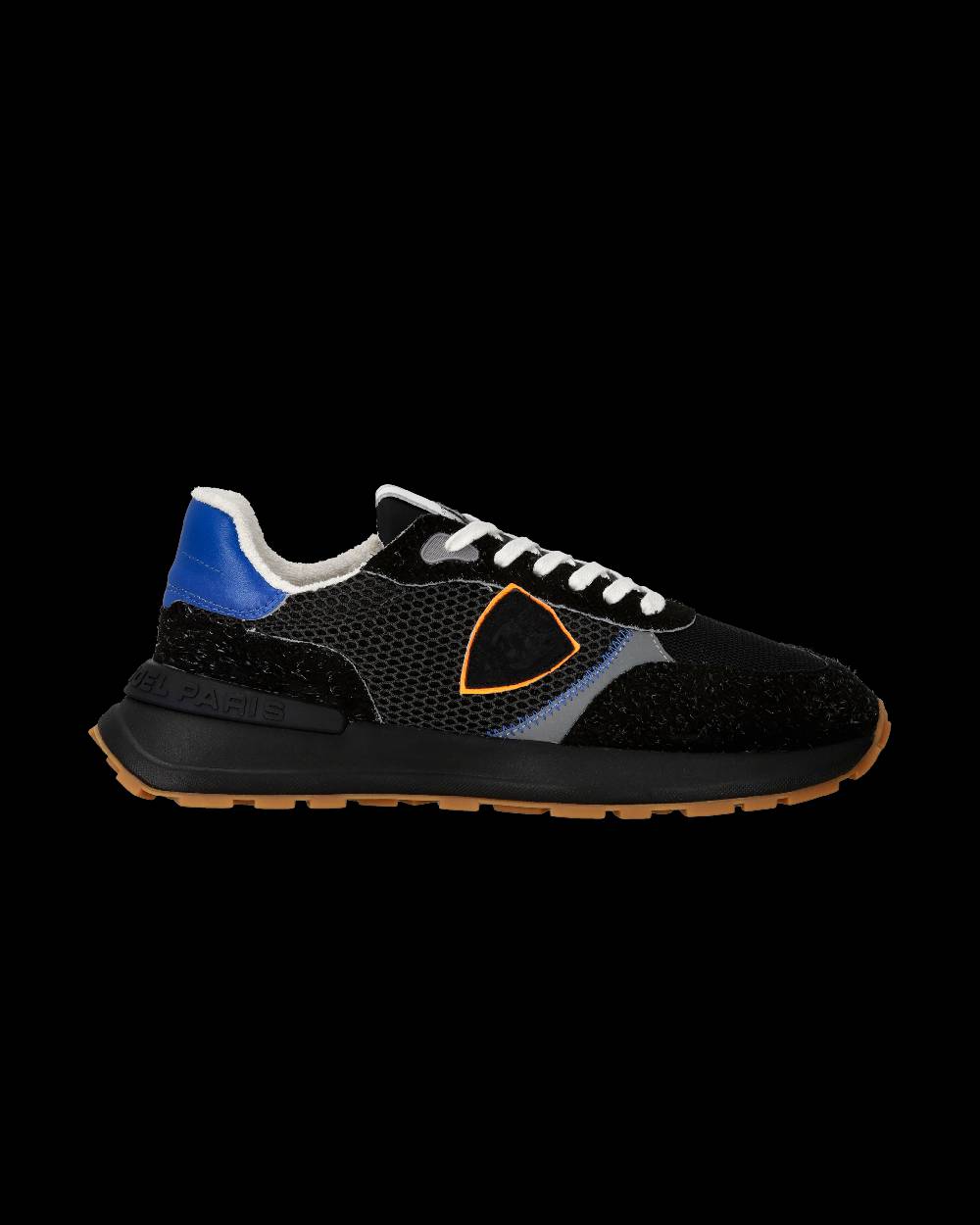 Philippe Model Sneaker sportive Antibes da uomo in nylon e pelle - Nero e arancione I Più Venduti
