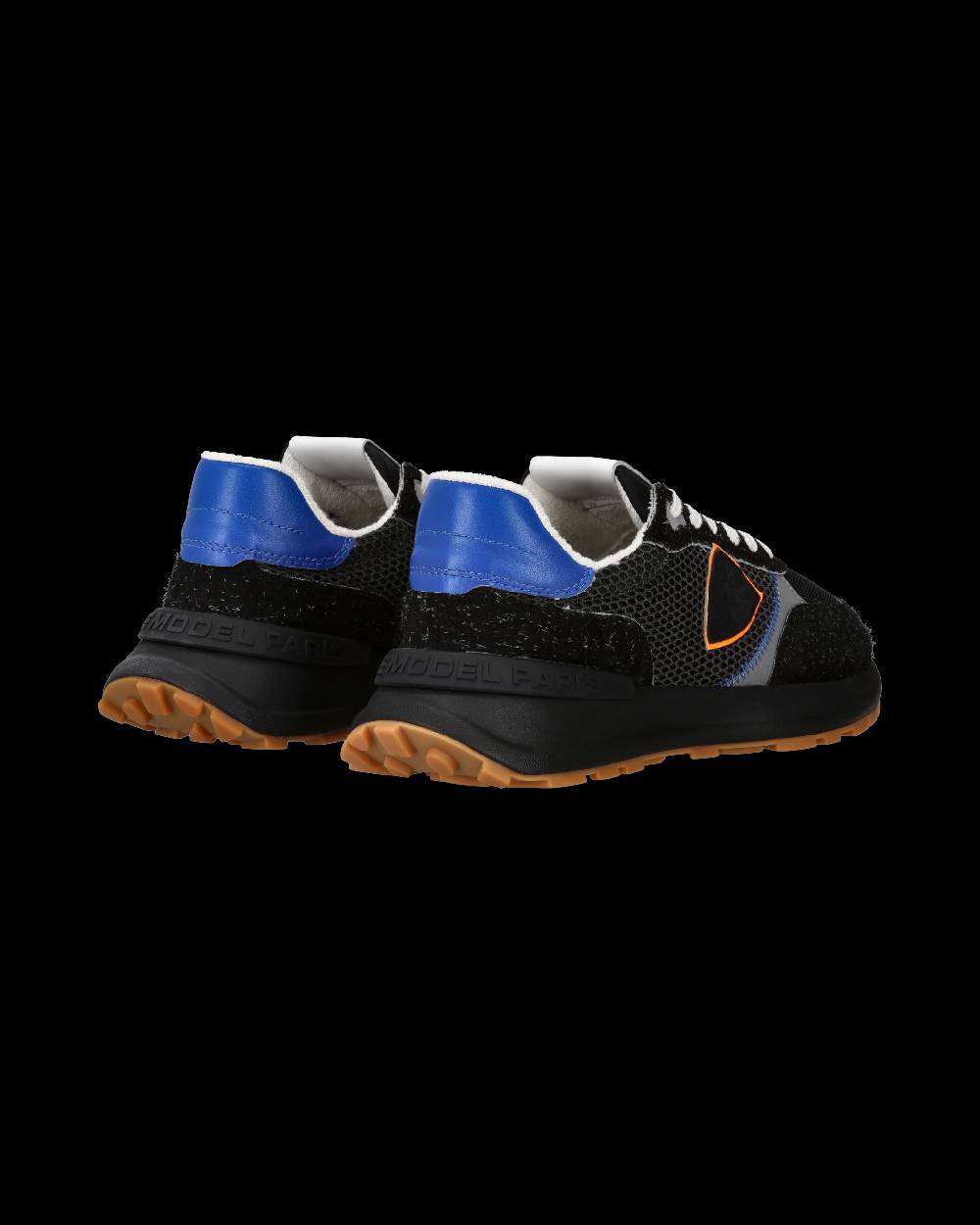 Philippe Model Sneaker sportive Antibes da uomo in nylon e pelle - Nero e arancione I Più Venduti