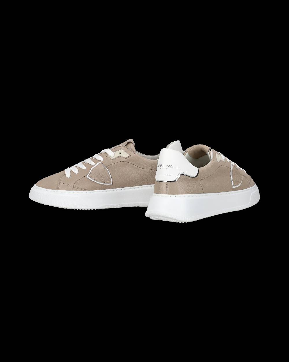 Philippe Model Sneaker casual Temple da uomo in pelle Nabuk - Grigio Moda