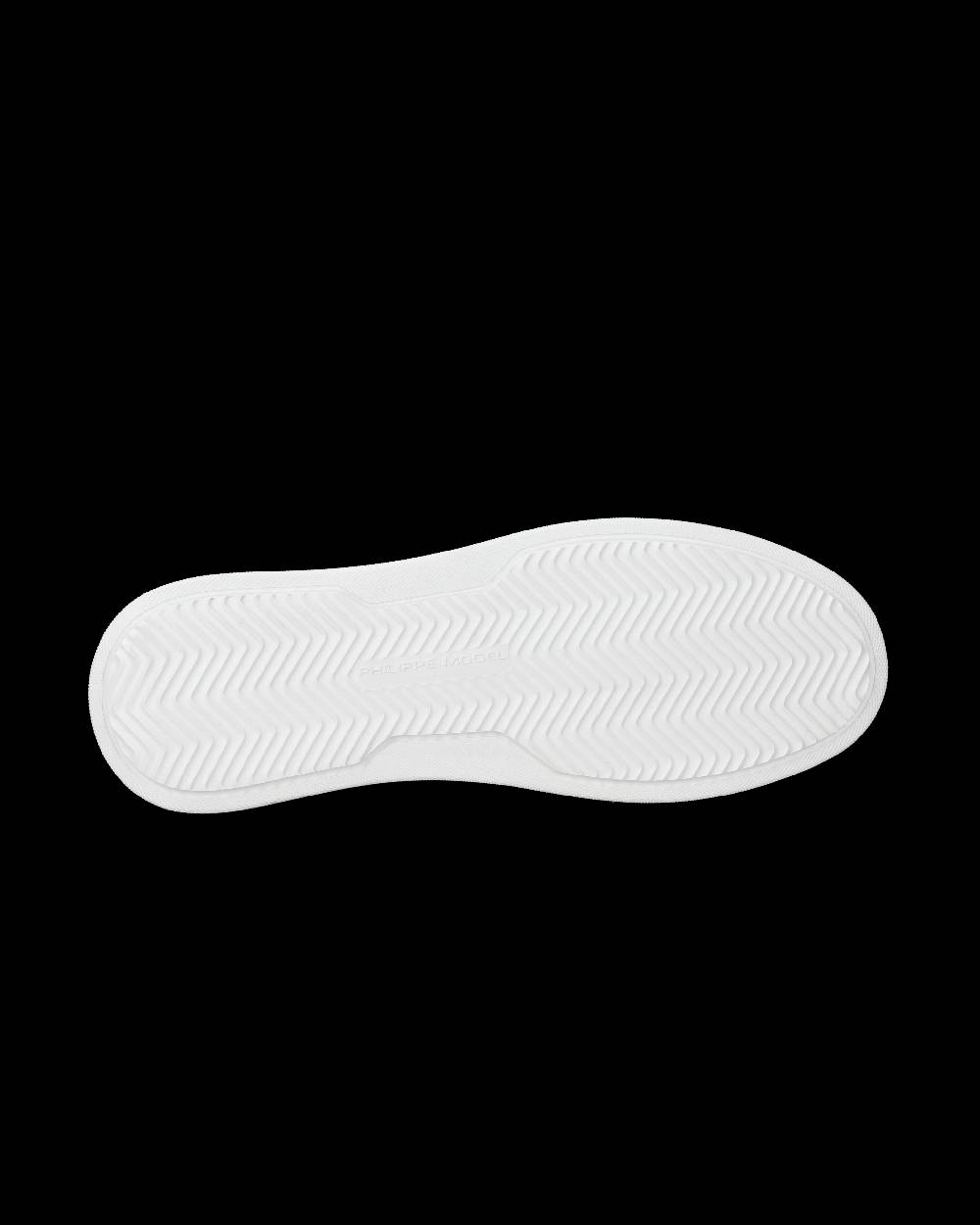 Philippe Model Sneaker casual Temple da uomo in pelle - Bianco e rosso Italia