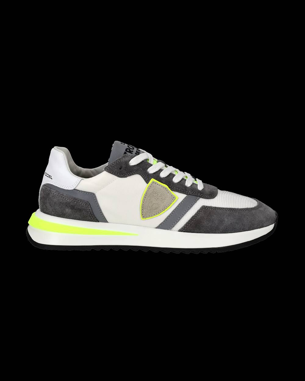Philippe Model Sneakers Tropez 2.1 da Uomo Bianche e Grigie in Tessuto Tecnico Only for today