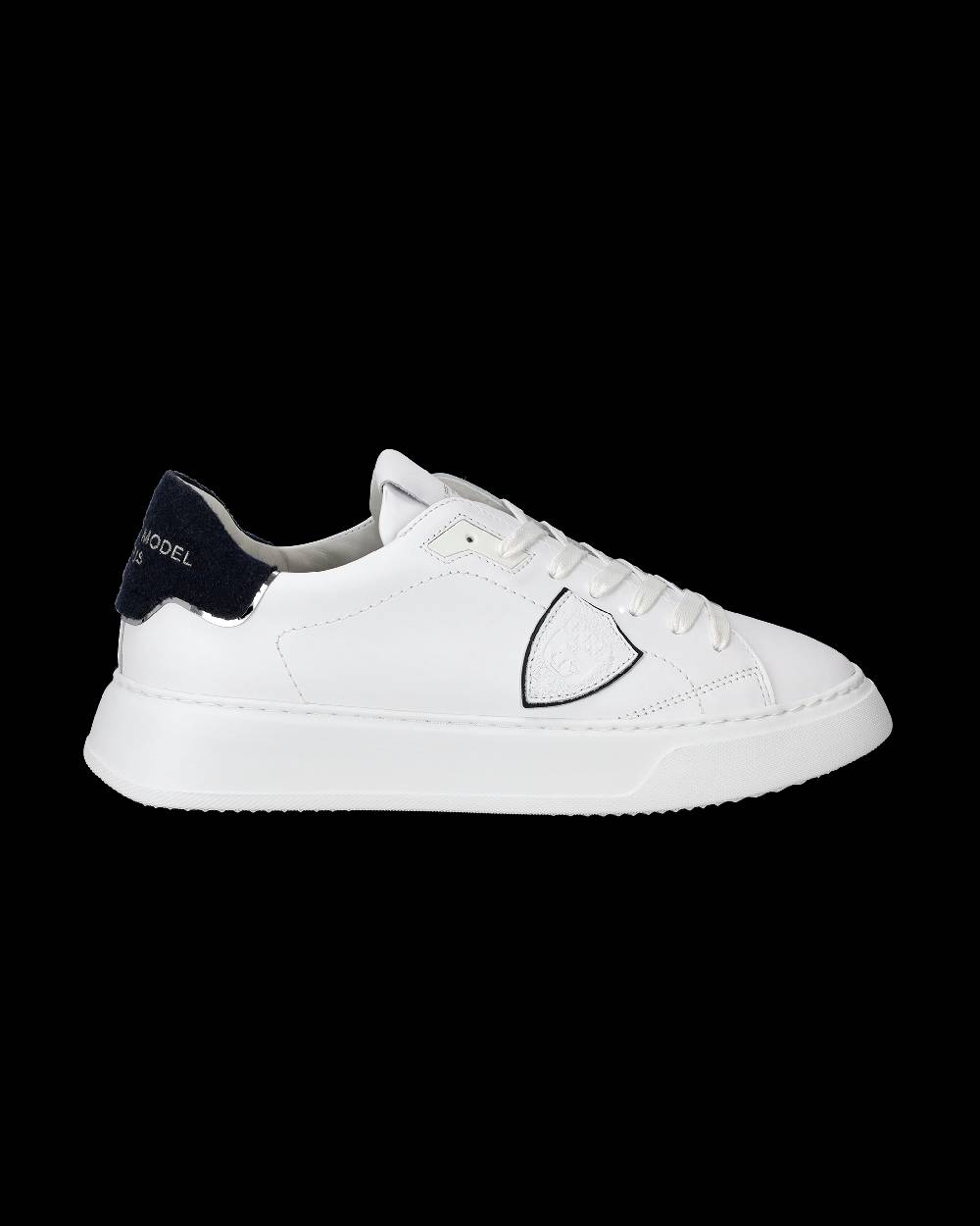 Philippe Model Sneaker basse Temple uomo - bianco e blu Discount Store per i nuovi prodotti
