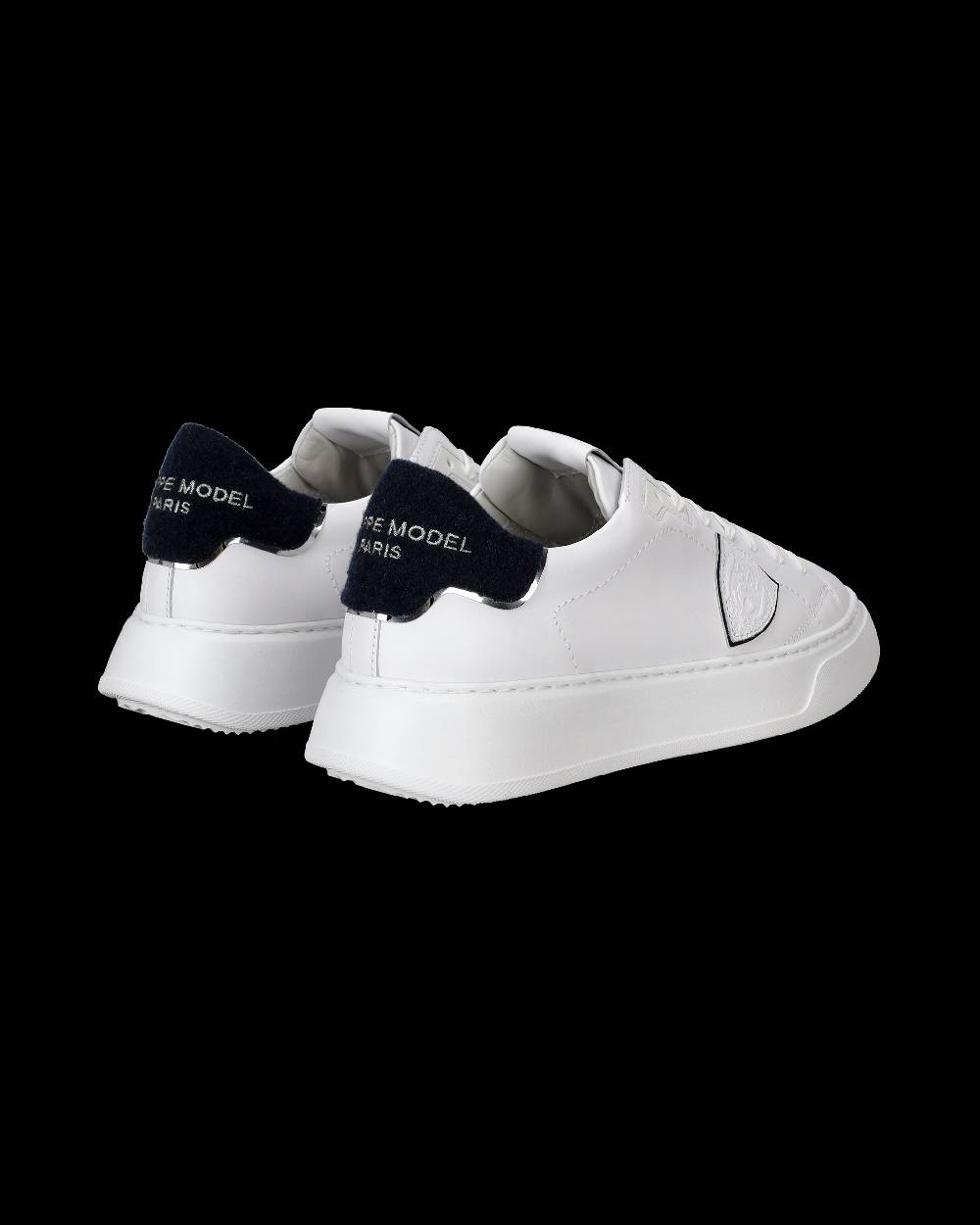 Philippe Model Sneaker basse Temple uomo - bianco e blu Discount Store per i nuovi prodotti