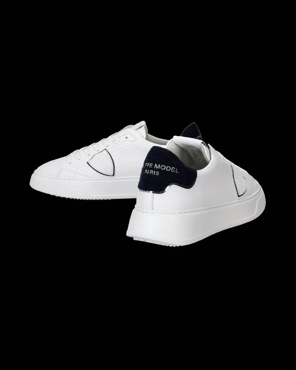 Philippe Model Sneaker basse Temple uomo - bianco e blu Discount Store per i nuovi prodotti