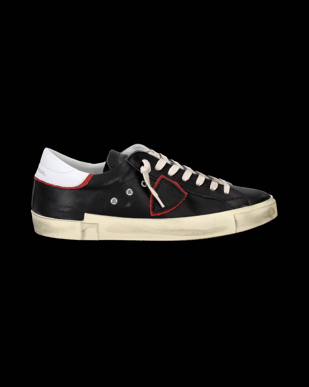 Philippe Model Sneakers Prsx da Uomo Nere e Rosse in Pelle Super sconto